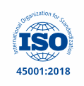 ISO 45001 certification logo